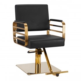 Hairdressing Chair GABBIANO AVILA GOLD black